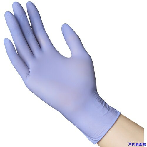 ■IRL 検査検診用ニトリル手袋 100枚入 XS KK226599(6937084)×10[送料別途お見積り][法人限定][掲外取寄]