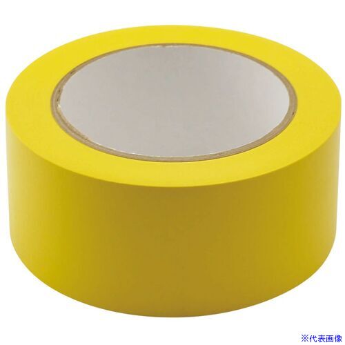 ■ホリコー ラインテープ エコノミーラインテープ 黄 50mm×33m PVCLT101YL(6949364)×36[送料別途お見積り][法人限定][掲外取寄]