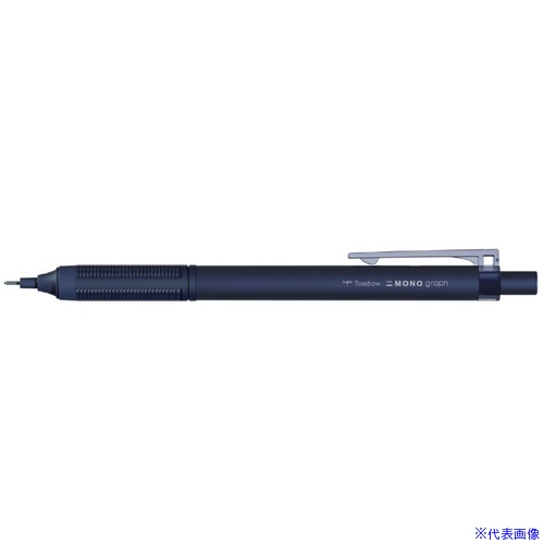 ■Tombow シャープペンシル モノグラフライト 0.5mm ネイビー DPA123A(6949704)×5[送料別途お見積り][法人限定][掲外取寄]