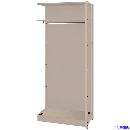 ■NAIKI シェルフラック(ワードローブ メレム MU型/天板：サテンアッシュトープ 本体：サテンアッシュトープ/W925×H2103 MU0921RWSTST(6962730)[送料別途お見積り][法人限定][掲外取寄]