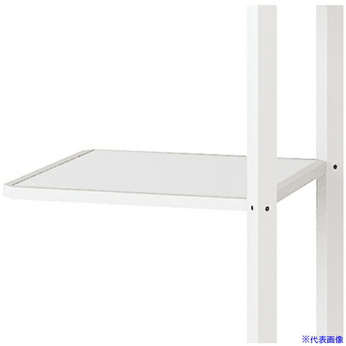 ■NAIKI 棚板(コーナータイプ) メレム MU型/天板：サテンホワイト 本体：サテンホワイト MU450TSWSW(696..