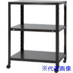■北島 スマートラック NSTR−K347 3段 ブラック 700X450X900 51070034702(6968600)[法人限定][外直送元]