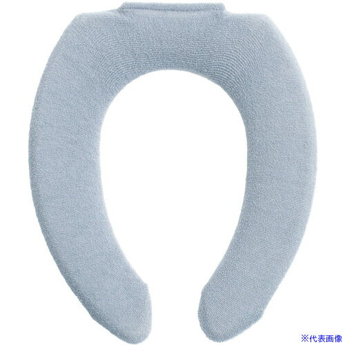 ■オカ コクーン U型便座カバー ブルー 39812(6969280)[送料別途お見積り][法人限定][掲外取寄]