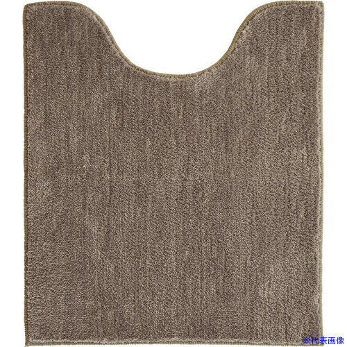 ■オカ コクーン ロングトイレマット 約70×60cm ブラウン 39905(6969298)[法人限定][外直送元]