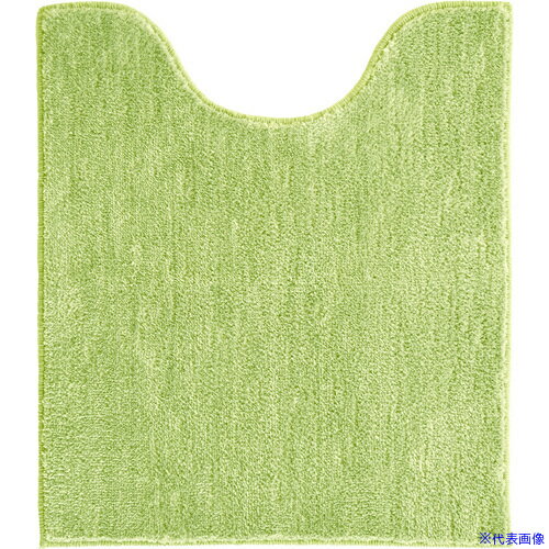 ■オカ コクーン ロングトイレマット 約70×60cm グリーン 39903(6969302)[法人限定][外直送元]