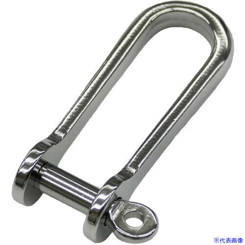 ■水本 ステンレス ロング半丸シャックル 長さ42mm内幅12mm JANコード無し RSL5(6977896)[送料別途お見積り][法人限定][外直送]