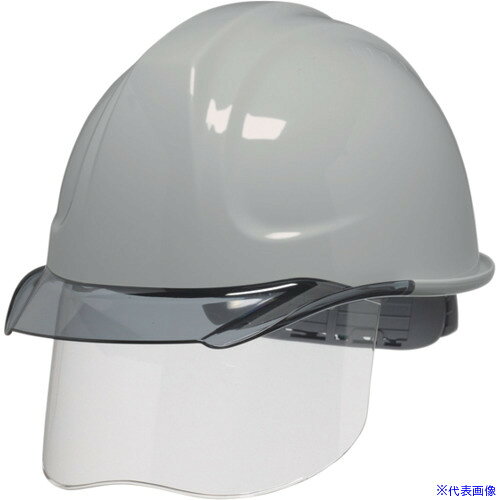 ■DIC SYA−CS型ヘルメット ライトグレー/スモーク SFE内装KP付 SYACSSFEKPLGS(6981312)[送料別途お見積り][法人限定][直送]