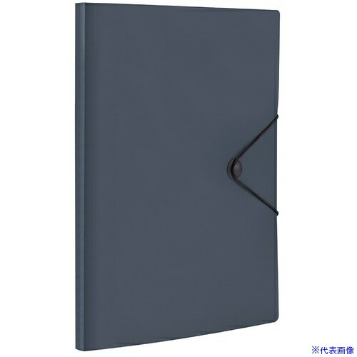 ■ナカバヤシ ホルブックA412ポケット CB8031DGY(6982445)[送料別途お見積り][法人限定][掲外取寄]