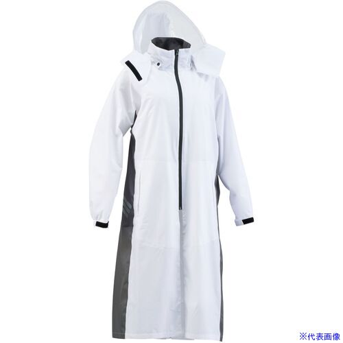 ■船橋 アクティブライドコート ホワイト×グレー 5Lサイズ
