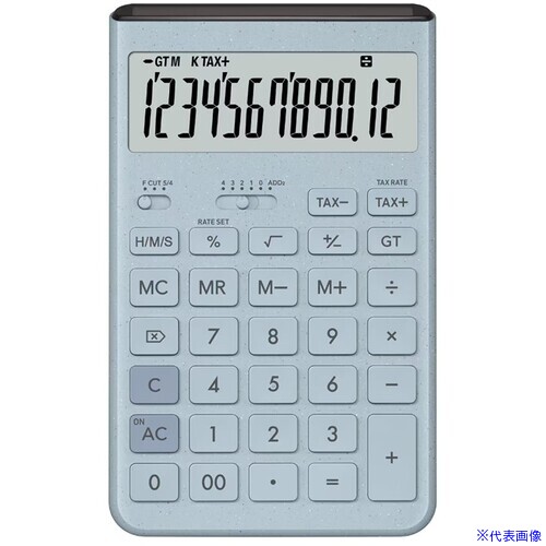 ■カシオ 電卓 デザイン電卓Comfy ブルー JT200TBUN(6983884)[送料別途お見積り][法人限定][掲外取寄]