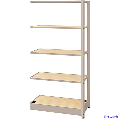■NAIKI シェルフラック(連結型) メレム MU型/天板：シルクウッド 本体：サテンアッシュトープ/W925×H1813 MU0918RSTS(6984893)[送料別途お見積り][法人限定][掲外取寄]
