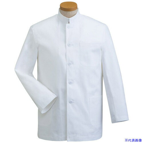 ■サンペックス コックコート シェフ 調理服 飲食店 厨房 ユニフォーム ホワイト 3L KC4203L(6992536)[送料別途お見積り][法人限定][掲外取寄]