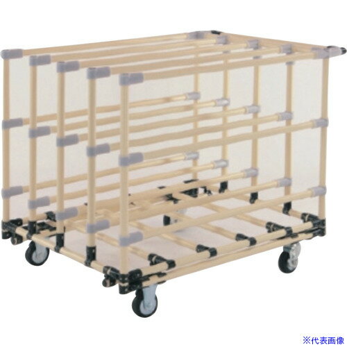 オレンジブック トラスコ中山　TRUSCOSPACIO パイプシステム パネル台車 完成品 ロイヤルブルー 青 〔品番:PND1000〕[ 注番:6996425]特長●パイプシステムのフェンスを運搬するための台車です。仕様●色：ロイヤルブル...