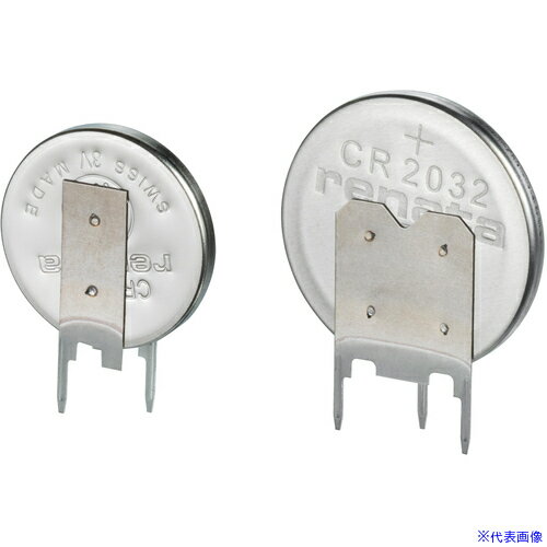 ■タカチ タブ付リチウムコイン電池 垂直タイプ CRV1632(6996601)[送料別途お見積り][法人限定][掲外取寄]
