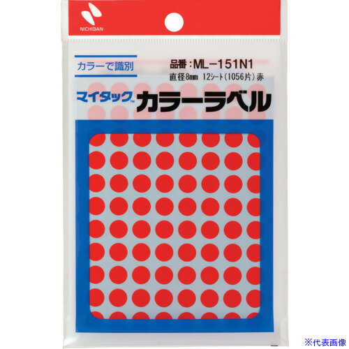 ���˥��Х� �ޥ����å���٥�(���顼��٥�)ML−151N1 �� ��8mm ML151N1(6996910)