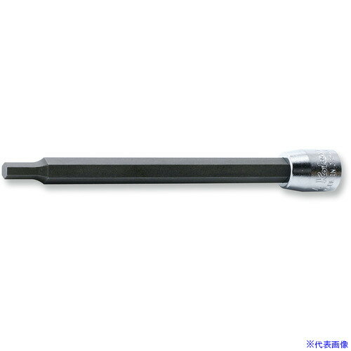 ■Ko-ken ヘックスビットソケット 対辺3/8 差込角6.35mm 全長100mm 2010A.10038(7004373)[送料別途お見積り][法人限定][外直送]