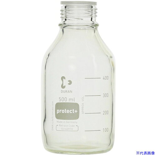 ■SIBATA プロテクトプラスコートねじ口びん びんのみ 500mL 10入 017580500A(70066...