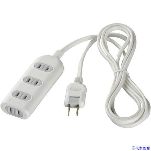 ��BUFFALO 2�ԥ��Ÿ����å� 4�ĸ� 1m �ۥ磻�� BSTAPST2410WH(7009550)[�������Ӥ����Ѥ�][ˡ�͸���][�ǳ����]