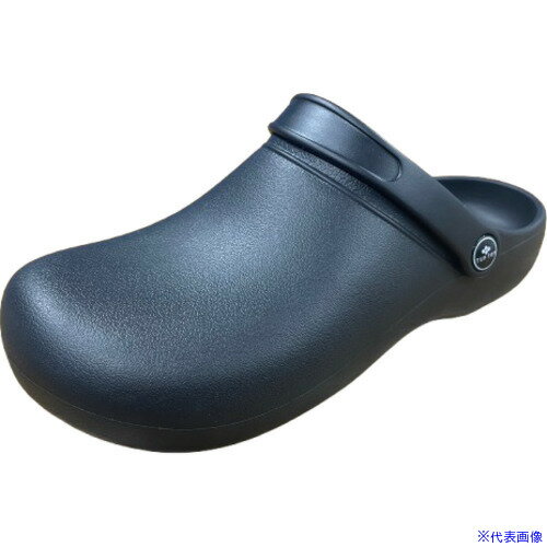 ■内外ゴム タフトップサンダル ブラック 22.0 TT4853BLK22.0(7009726)[送料別途お見積り][法人限定][掲外取寄]