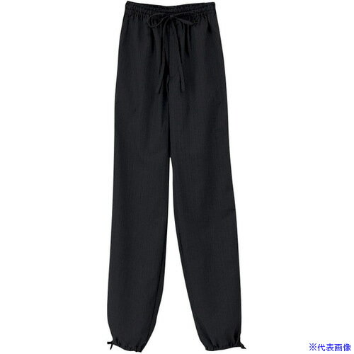 ■サンペックス 作務衣 男女兼用 作業着 和服 ユニフォーム ブラック L JB2021L(7009905)[送料別途お見積り][法人限定][掲外取寄]