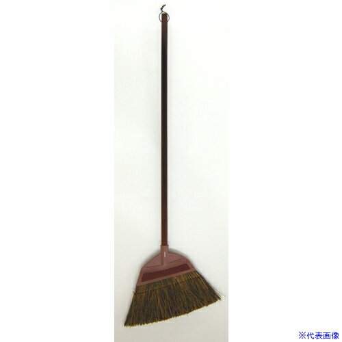 ■日本クリンテック ワイドほうき 赤シダ セミロング 394664(7010094)
