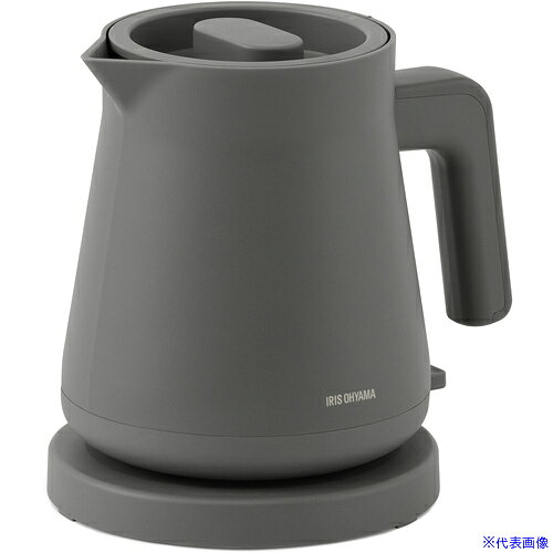 ■IRIS 202603 電気ケトル ウォームグレー IBKT800H(7013169)[送料別途お見積り][法...