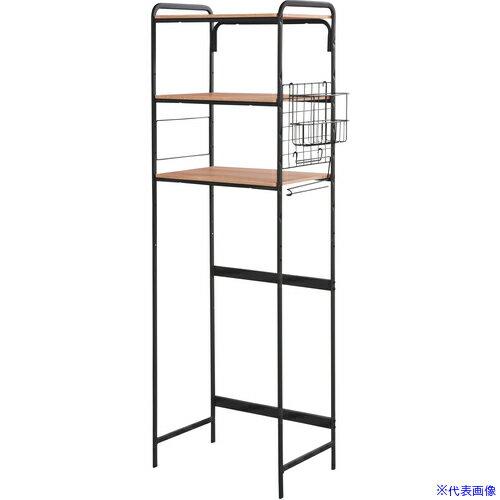 ■IRIS 292240 スタイル冷蔵庫ラック ブラック/アッシュグレー SRR580BH(7013649)[法人限定][外直送元]