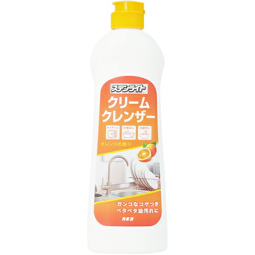 ■カネヨ ステンライトクリームクレンザー オレンジの香り 400g 101121A(7013903)×24[法人限定][外直送元]
