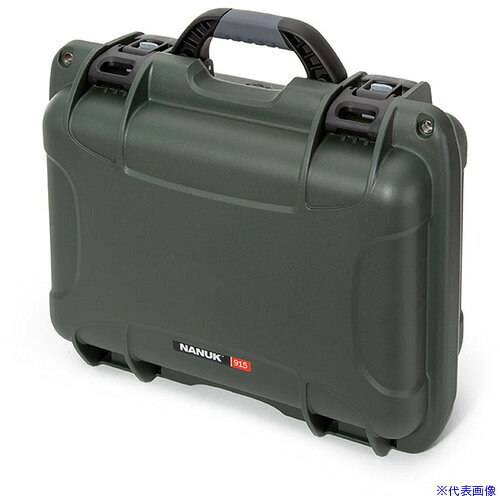 ■タカチ 防水キャリングケース(カラーバージョン) NKシリーズ 外形寸法間口391×奥行309×高さ172mm オリーブグリーン 内装スポンジフォームなし NK915OL(7079344)[法人限定][外直送元]