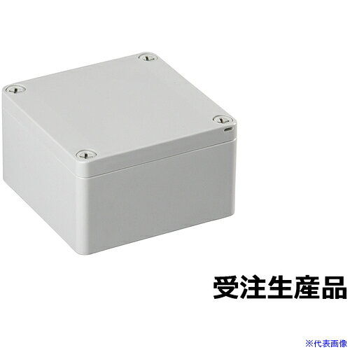 ■タカチ UL認証 防水・防塵ポリカ−ボネートボックス SPCP.Uシリーズ 100×100×60mm SPCP101006G.U(7094781)[送料別途お見積り][法人限定][掲外取寄]