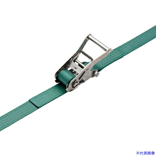 オレンジブック トラスコ中山　TRUSCO丸善織物 ラッシングベルト ベルト荷締機 SUS金具 50mm幅 1520kg エンドレス JIS規格相当品 〔品番:MLS50L1500ELS〕[ 注番:7174239]特長●防錆・耐食性に優れたベルト荷締機のオールステンレス金具仕様です。●ベルトはポリエステル糸を使用しています。用途●水や潮風の影響を受けやすい場所に。仕様●最大使用荷重(t)：1.520●ベルト長さ(m)巻取側：6●ベルト寸法(mm)幅×厚さ：50×2.2●色：グリーン●両端形状：エンドレス仕様2●JIS B 8850相当品材質/仕上●ベルト：ポリエステル●ラチェットバックル：ステンレス(SUS304)セット内容/付属品注意原産国（名称）日本JANコード4965437112626本体質量2kgオレンジブック トラスコ中山　TRUSCO丸善織物 ラッシングベルト ベルト荷締機 SUS金具 50mm幅 1520kg エンドレス JIS規格相当品 〔品番:MLS50L1500ELS〕[注番:7174239][本体質量：2kg]〔包装時質量：2kg〕分類》荷役用品》吊りクランプ・スリング・荷締機》荷締機☆納期情報：メーカー取り寄品（弊社より発送）