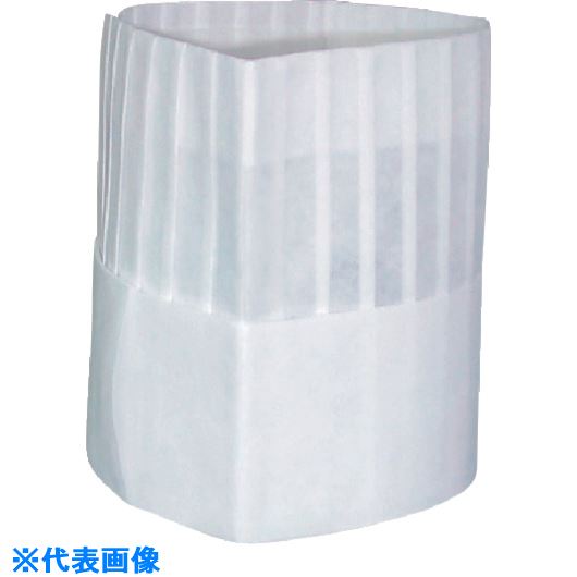 ■東京メディカル シェフハット 角型 全高20cm 50枚入 CH1200(7222637)×4[法人・事業所限定][外直送元]