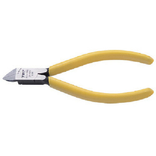 ■トップ工業(TOP) プラスチックニッパ(バネ付) ストッパー付 125mm PLN125R(7228694)