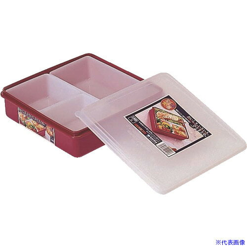 オレンジブック トラスコ中山　TRUSCOSANKO pla 食品保存容器 210210 花御膳 NO6 レッド 220×220×60 〔品番:210210〕[ 注番:7235456]特長●中容器付きで小分け保存が出来ます。仕様●外形寸法(mm)幅：レッド●外形寸法(mm)奥行：220●外形寸法(mm)高さ：60●容量(ml)：2300仕様2●中子入り保存容器材質/仕上●本体・中容器：ポリプロピレン●フタ：ポリエチレンセット内容/付属品注意原産国（名称）日本JANコード4973230210210本体質量343gオレンジブック トラスコ中山　TRUSCOSANKO pla 食品保存容器 210210 花御膳 NO6 レッド 220×220×60 〔品番:210210〕[注番:7235456][本体質量：343g]《包装時基本サイズ：220×220×60》〔包装時質量：343g〕分類》研究用品》厨房用品》容器☆納期情報：メーカー取り寄品（弊社より発送）
