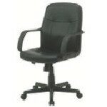 ■ナカバヤシ OAレザ-チェア/ロ-バック/ブラック CCL001D(7238321)[送料別途お見積り][法人限定][掲外取寄]