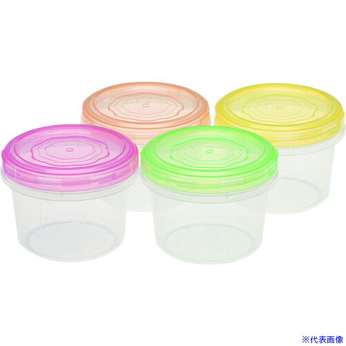 オレンジブック トラスコ中山　TRUSCOSANKO pla 食品保存容器 218001 エブリーパック 丸型 NO1浅型4P カラフル φ86×φ86×65 〔品番:218001〕[ 注番:7240149]特長●容量170mlのスクリューフタ容器です。仕様●外形寸法(mm)幅：86●外形寸法(mm)奥行：86●外形寸法(mm)高さ：65●容量(ml)：170●外径寸法(mm)径×高さ：φ86×65仕様2●円柱形保存容器材質/仕上●ポリプロピレンセット内容/付属品注意原産国（名称）日本JANコード4973230218001本体質量116gオレンジブック トラスコ中山　TRUSCOSANKO pla 食品保存容器 218001 エブリーパック 丸型 NO1浅型4P カラフル φ86×φ86×65 〔品番:218001〕[注番:7240149][本体質量：116g]《包装時基本サイズ：86×86×135》〔包装時質量：116g〕分類》研究用品》厨房用品》容器☆納期情報：メーカー取り寄品（弊社より発送）