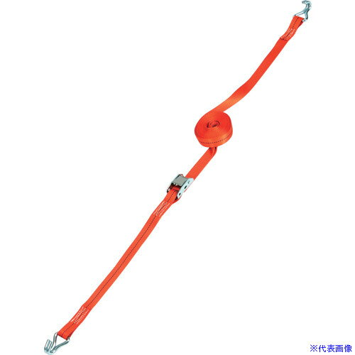 オレンジブック トラスコ中山　TRUSCOTRUSCO ワンタッチベルト荷締機 25mm幅 101kg Jフック JIS規格品 〔品番:GO25H100J〕[ 注番:7241851]特長●ワンタッチで結束可能な、カムバックルタイプです。●両端にJフックが付属しているタイプなので様々な用途にお使いいただけます。●屋内や倉庫内での荷崩れ防止、アウトドアなど様々な場面で活躍します。用途●パレットの積荷の荷崩れ防止、段ボール製品、樹脂製品等の集積物の安全確保。仕様●最大使用荷重(t)：0.101●ベルト長さ(m)巻取側：4.5●ベルト長さ(m)固定側：0.5●ベルト寸法(mm)幅×厚さ：25×1.5●色：オレンジ●両端形状：Jフック仕様2●JIS規格品材質/仕上●ベルト:ポリエステル●金具:スチール●表面処理:亜鉛メッキ仕上げセット内容/付属品注意原産国（名称）日本JANコード4550414326624本体質量0.42kgオレンジブック トラスコ中山　TRUSCOTRUSCO ワンタッチベルト荷締機 25mm幅 101kg Jフック JIS規格品 〔品番:GO25H100J〕[注番:7241851][本体質量：0.42kg]《包装時基本サイズ：200×50×137》分類》荷役用品》吊りクランプ・スリング・荷締機》荷締機☆納期情報：仕入れ先通常在庫品 (欠品の場合有り)