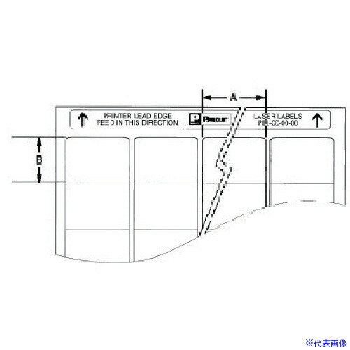 ��PANDUIT Ǯž�̥ץ���ѥ���ݡ��ͥ�ȥ�٥� 38.1��6.4 �� 5000������ C150X025KBT(7310633)[�������Ӥ����Ѥ�][ˡ��...