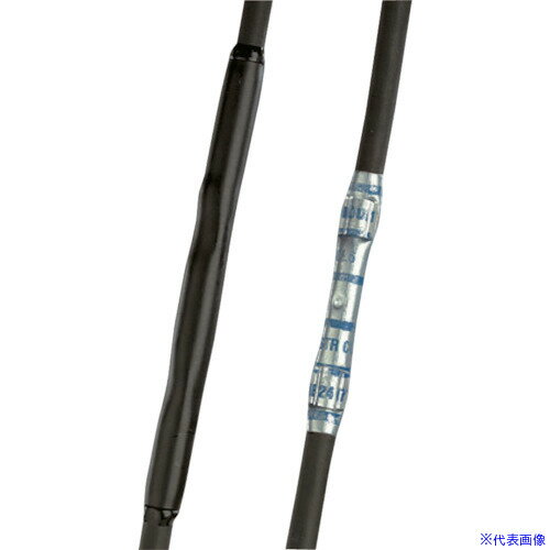 ■PANDUIT 粘着剤付き熱収縮チューブ 収縮率3:1 標準タイプ (25本入) HSTTA2548Q(7310897)[送料別途お見..