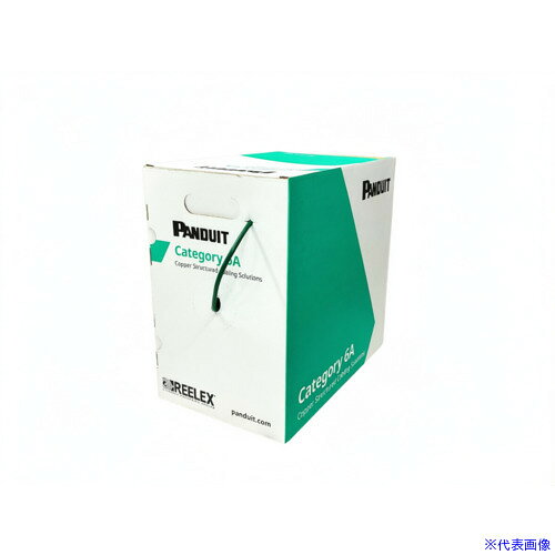 オレンジブック トラスコ中山　TRUSCOPANDUIT Cat6A U/UTPケーブル 305m Reelex 2 Boxタイプ 緑 〔品番:PUC6AV04GREW〕[ 注番:7321146]特長●取り扱いに便利な待望のReelex2 Boxが新登場。●TX6A Cat6A UTPケーブルはCat6A 23AWG 6.5mmのケーブル径。●ケーブル径が小さいので、Cat6からアップグレードする場合でも、既存の配線経路を利用できます。●レーザーAXテープの採用により、エイリアンクロストークの測定を排除できます。仕様●全長(m)：305●色：緑●カテゴリ種類：Cat6A●ケーブル径(mm)：6.5●使用温度範囲(℃)：-20〜75仕様2●AXテクノロジー採用のCAT6Aケーブル。●廃棄処分が楽ちんReelex2 Boxタイプが新登場。●305m巻きでBOXタイプが実現。材質/仕上セット内容/付属品注意●本ケーブルをプラグ成端する際は、RJ45かんたん成端モジュラープラグ（FP6X88MTG／ FPUD6X88MTG）をご使用ください。原産国（名称）中国JANコード本体質量14kgオレンジブック トラスコ中山　TRUSCOPANDUIT Cat6A U/UTPケーブル 305m Reelex 2 Boxタイプ 緑 〔品番:PUC6AV04GREW〕[注番:7321146][本体質量：14kg]《包装時基本サイズ：461×286×438》〔包装時質量：14kg〕分類》電子機器》電設配線部品》LANケーブル☆納期情報：メーカー取り寄品（弊社より発送）