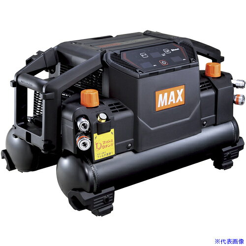 オレンジブック トラスコ中山　TRUSCOMAX 45気圧スーパーエアコンプレッサ 高圧専用 ブラック 〔品番:AKHH1310E2BLACK〕[ 注番:7327086]特長●ワンタッチでフィルタ清掃ができる「プッシュDメンテ機構」搭載です。●ムダの無い運転で必要な分だけエアを溜めるAIモードを搭載してます。●別売の脱着式の3連タンクを購入すれば大量のエアが必要な時にだけ5連タンク仕様にバージョンアップしました。●スマートフォンで遠隔操作できます。（操作にはアプリのダウンロードが必要です。）●高圧の釘打機、エアネイラが使用できます。●ハイパワーと静音の両方を実現したコンプレッサです。仕様●モーター出力(kW)：1.3●吐出空気量(L/min)：AD吐出量194ハイパワーモード●吐出圧力(MPa)：4.4●幅(mm)：351●奥行(mm)：573●高さ(mm)：336●電源(V)：AC100●騒音値(dB)：ハイパワーモード62●空気取出口：高圧4口●空気タンク容量(L)：11仕様2材質/仕上セット内容/付属品注意原産国（名称）日本JANコード4902870051419本体質量16kgオレンジブック トラスコ中山　TRUSCOMAX 45気圧スーパーエアコンプレッサ 高圧専用 ブラック 〔品番:AKHH1310E2BLACK〕[注番:7327086][本体質量：16kg]《包装時基本サイズ：62×40×37》〔包装時質量：26kg〕分類》空圧用品》コンプレッサー》ハンディタイプコンプレッサー☆納期情報：メーカー取り寄品（弊社より発送）