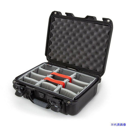■タカチ ディバイダー付防水キャリングケース NKDシリーズ ブラック 外形寸法424×342×172mm NKD920B(7341732)[法人限定][外直送元]