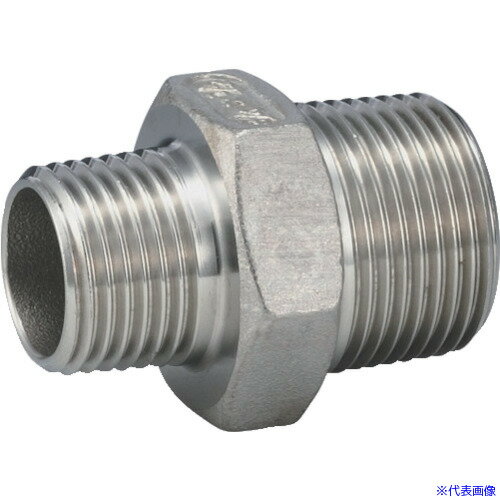 オレンジブック トラスコ中山　TRUSCOFLOBAL 異径ニップル(SCS13A) 04101626 〔品番:VRN1612〕[ 注番:7342047]特長●ステンレス配管に対応しています。●従来のねじ込み継手を更にグレードアップし、より...