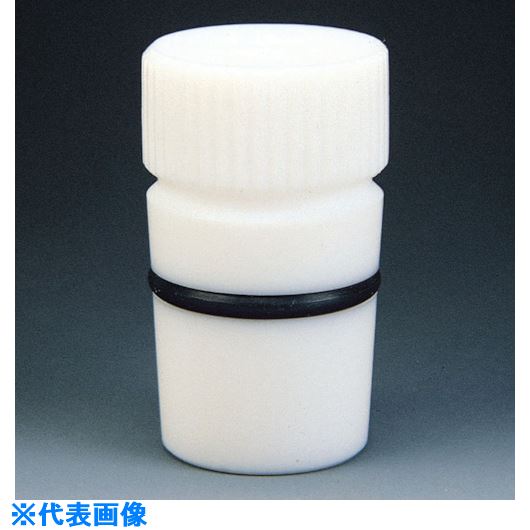 ■フロンケミカル フッ素樹脂(PTFE)平栓(Oリング付) 24/30 NR0311009(7349131)[送料別途お見積り][法人限定][掲外取寄]