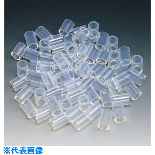 ■フロンケミカル フッ素樹脂(PFA) ラッシリング 4×2 100個入り NR1017001(7350066)[送料別途お見積り][法人限定][掲外取寄]