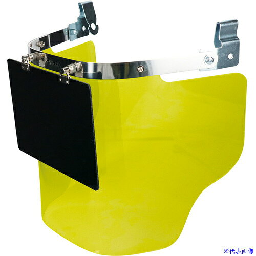 ■NIKKO 防災面 918DW−IR−Y IR10 ヘルメット取付式 00370382(7361134)[送料別途お見積り][法人限定][外直送]