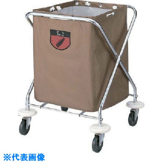 オレンジブック トラスコ中山　TRUSCOコンドル リサイクルカート Y−2(収納袋小) ブラウン 〔品番:C250002XMB〕[ 注番:7362412]特長●リサイクルカート　Y-2自立式用収納袋です。用途●分別カート用。仕様●奥行(m...