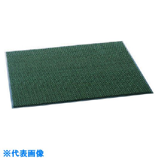 ■コンドル 屋内用ホコリ落し用マット ロンステップマットハイデラックス#12 900mm×1200mm 緑 F10812(GN)(7364661)[送料別途お見積り][法人限定][掲外取寄]