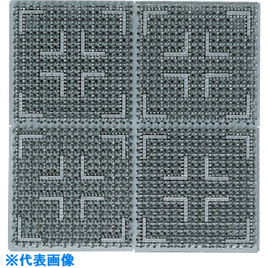 ■コンドル エバック 別注カット品 屋外用マット クロスハードマット(1平米あたり) グレー F112OR(GY)(7365080)[送料別途お見積り][法人限定][掲外取寄]