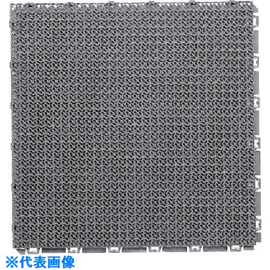 ■コンドル 別注カット品 風除室用マット ブイステップマット13(1平米あたり) グレー F126OR(GY)(7366914)[送料別途お見積り][法人限定][掲外取寄]